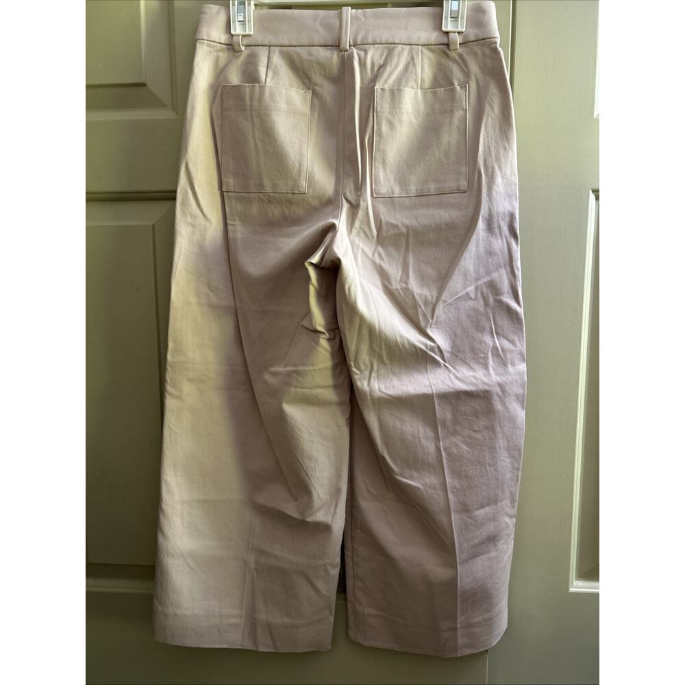 J. Crew Women's Sydney Wide-leg Pant Bi-stretch Cotton Blend Light Pink6P BF405 - Picture 3 of 12
